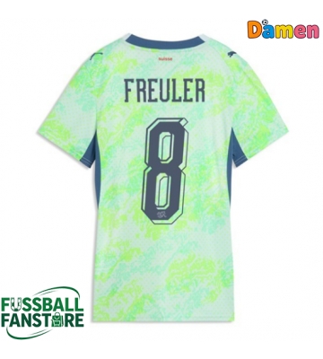 Schweiz Remo Freuler #8 Replik Auswärtstrikot Damen WM 2026 Kurzarm